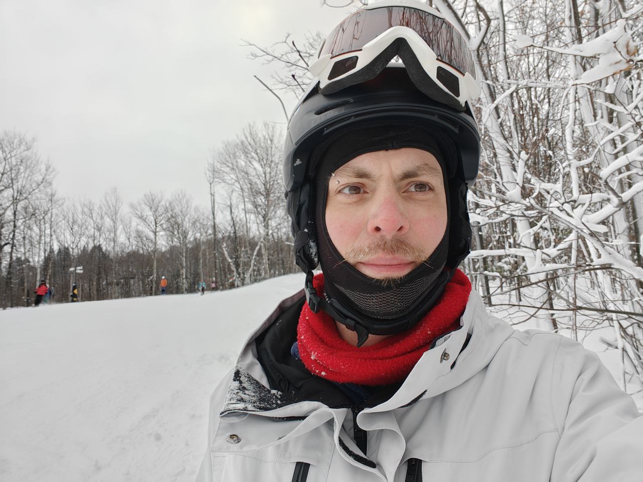 snowboarding in Blue Mountain