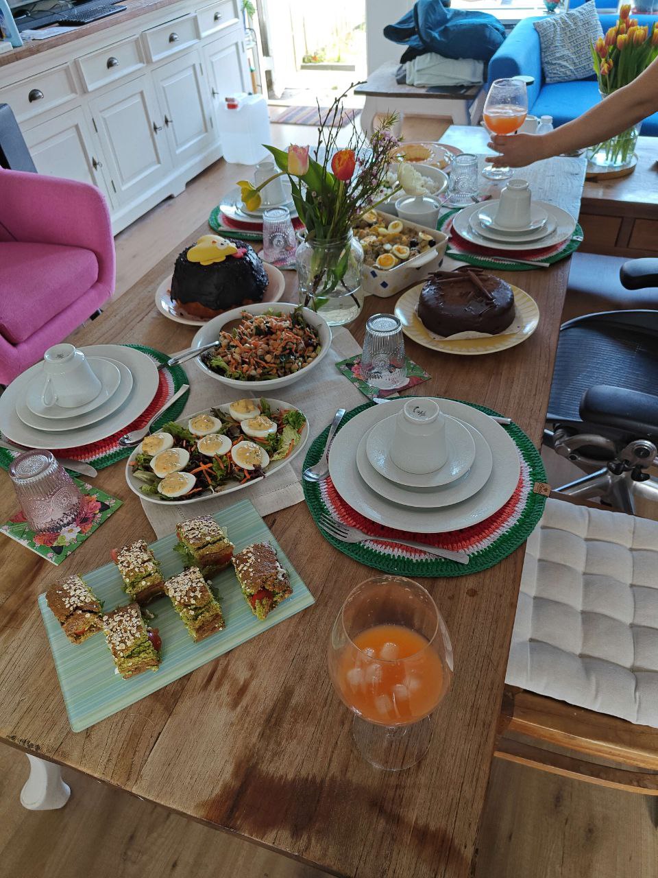 Easter lunch.