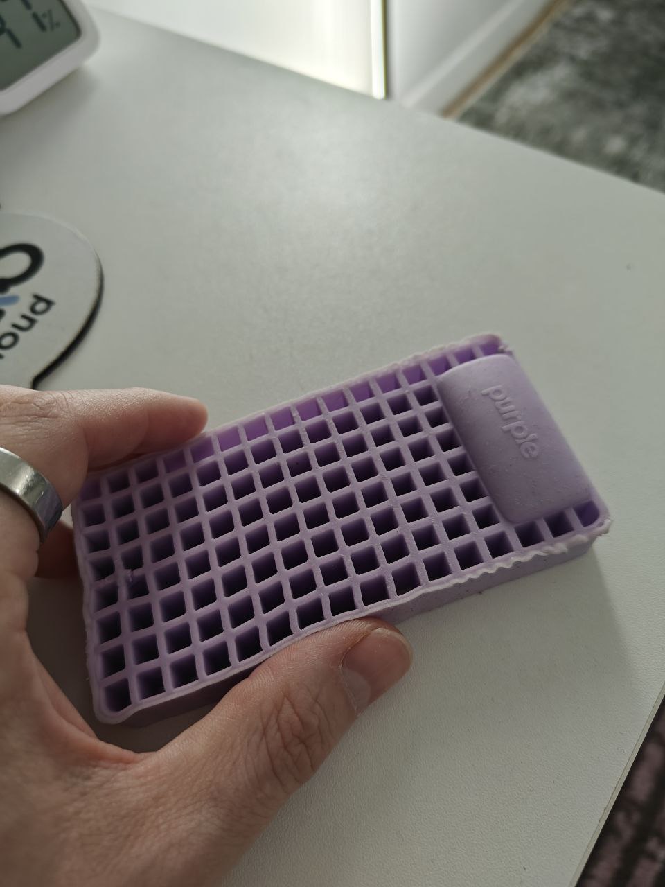 purple toy.