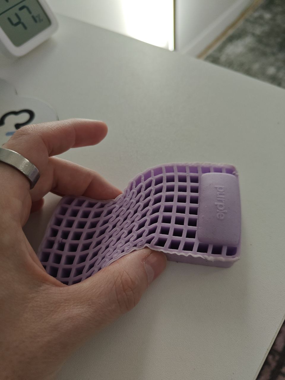 purple toy.