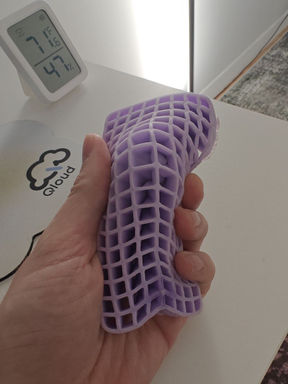 purple toy.