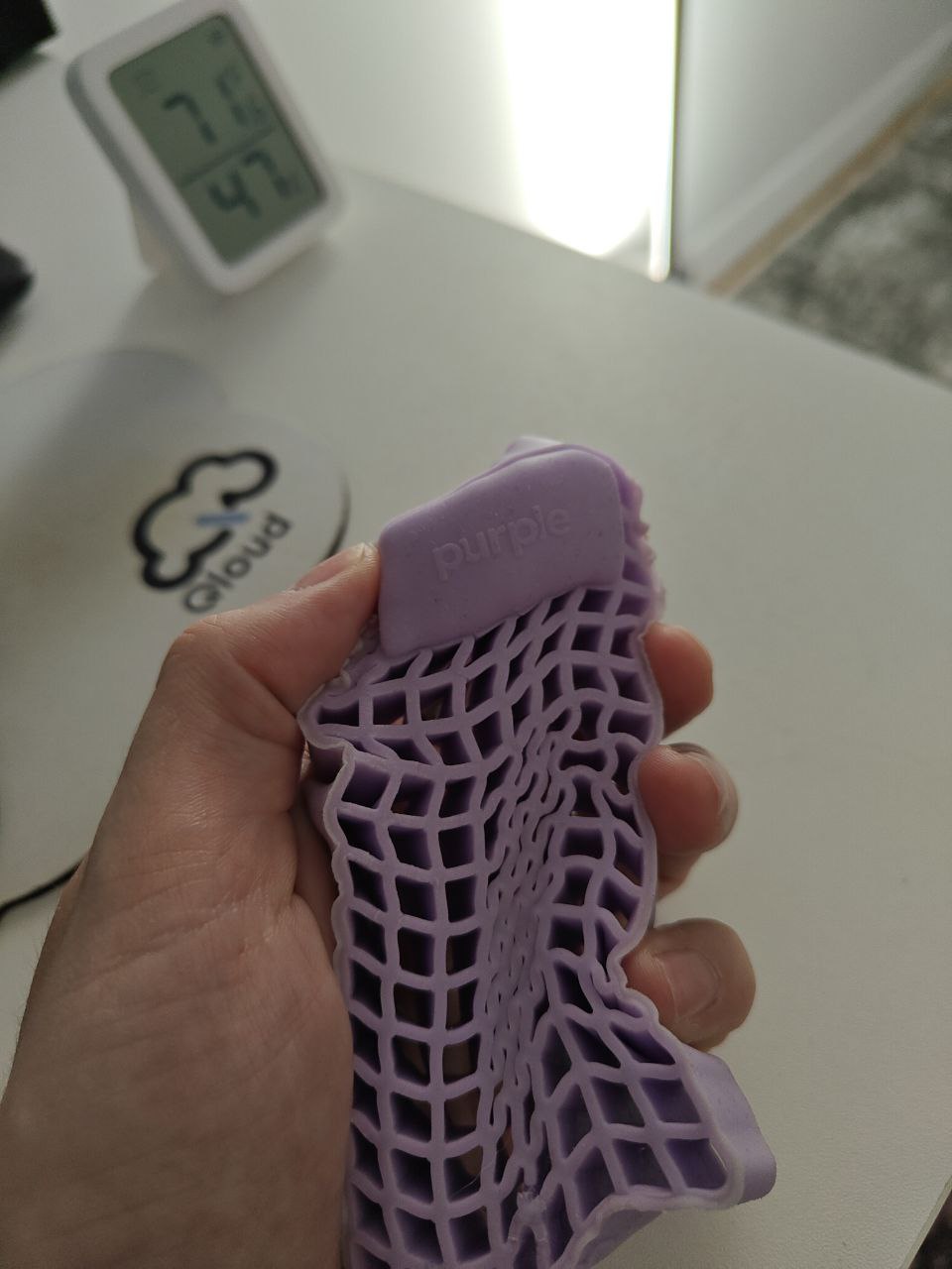 purple toy.
