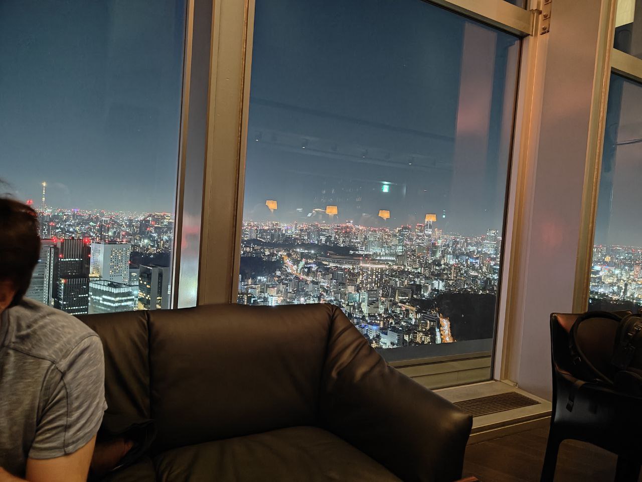 Night lights over the city