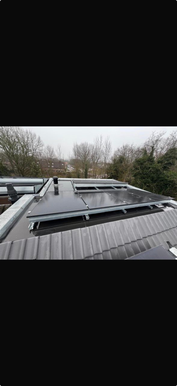 PV panels on roof