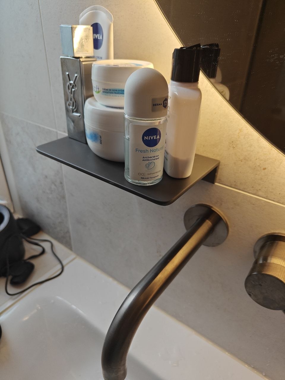 bathroom shelf