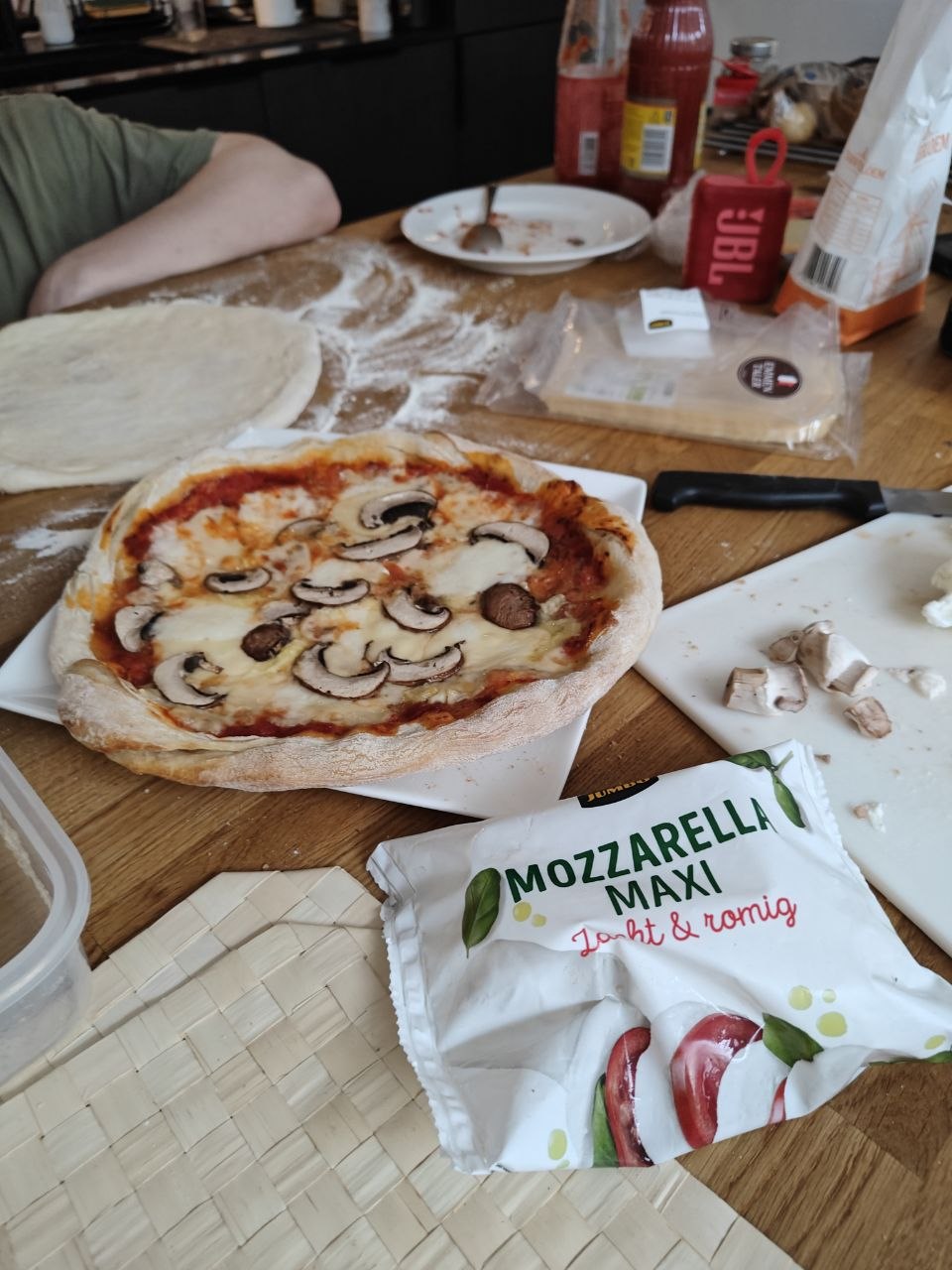 homemade pizza